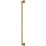 M Marcus Heritage Brass Door Pull Handle Square Vintage Design 490mm length